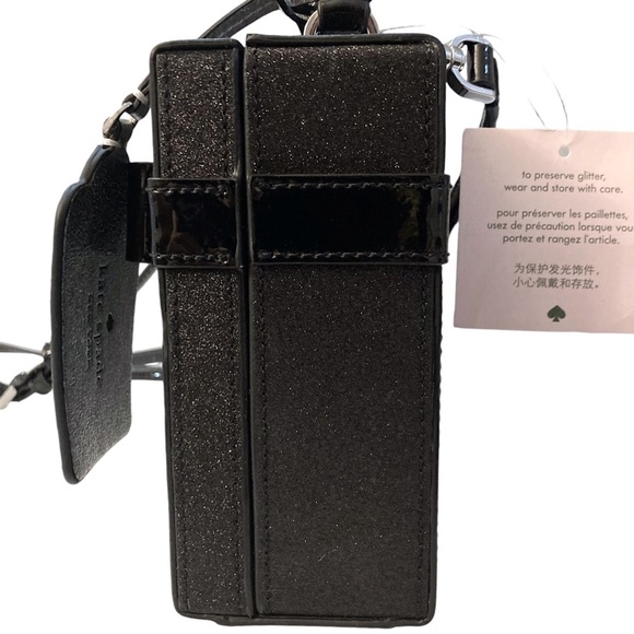 KATE SPADE NY Wrapping Party Gift Box Convertible Leather Handbag Crossbody Bag - Picture 12 of 16